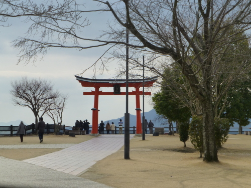 宮島サービスエリアの厳島神社の鳥居