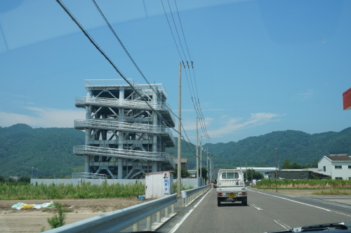 大岐に津波タワー