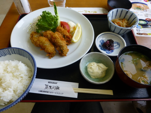 山陽道下り線・小谷サービスエリア・カキフライ