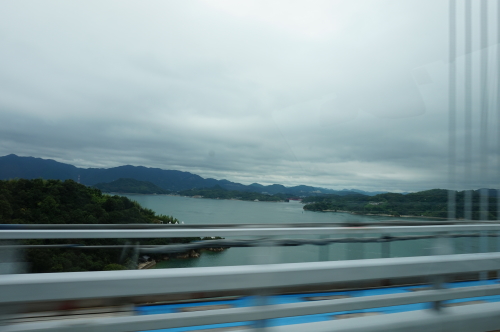 しまなみ海道・因島大橋から見える風景