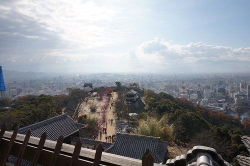 松山城、天守閣