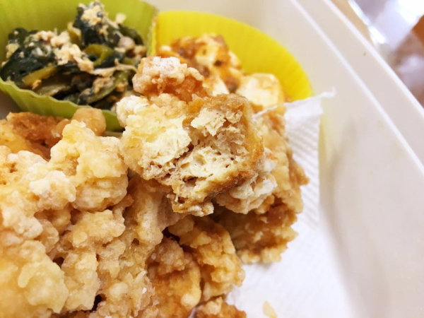 冷凍豆腐のから揚げ