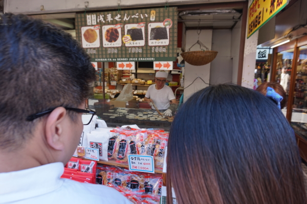 浅草のお煎餅