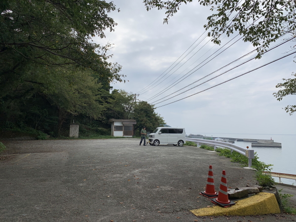 下灘駅臨時駐車場